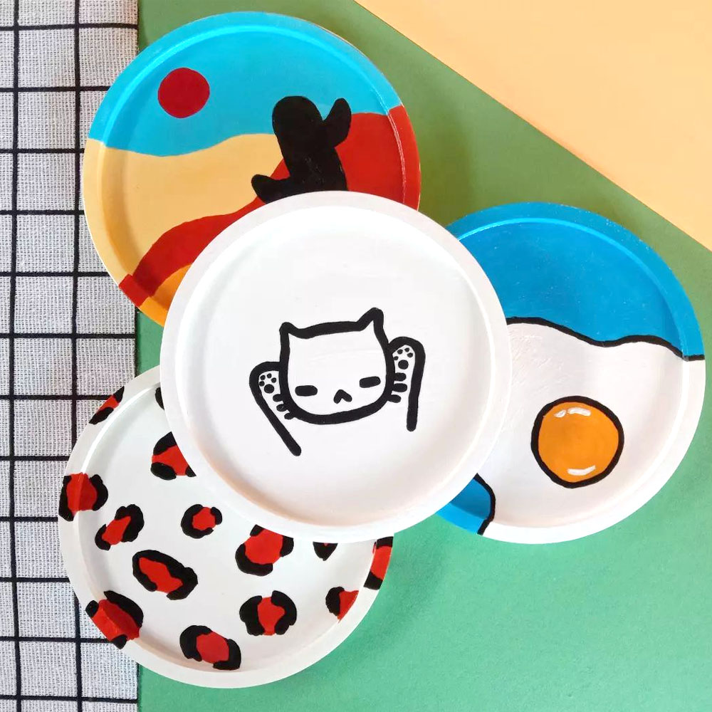 Coaster Mold Round - Okrągła podkładka silikonowa DIY ręcznie robiona