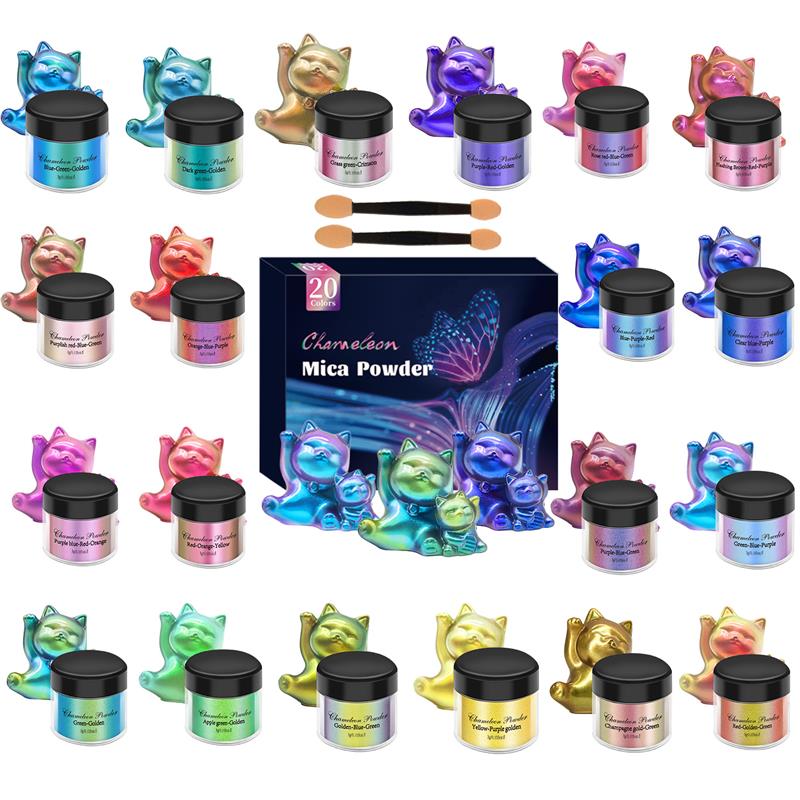 Epoxy Uv Resin Kit - 10/20 zestaw kolorów żywica zmieniająca kolor