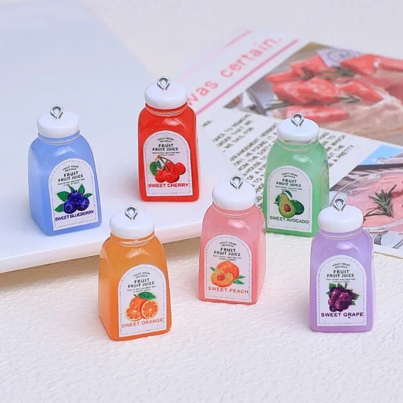 Resin Craft Supplies - 10 szt. uroczych mini zawieszek z