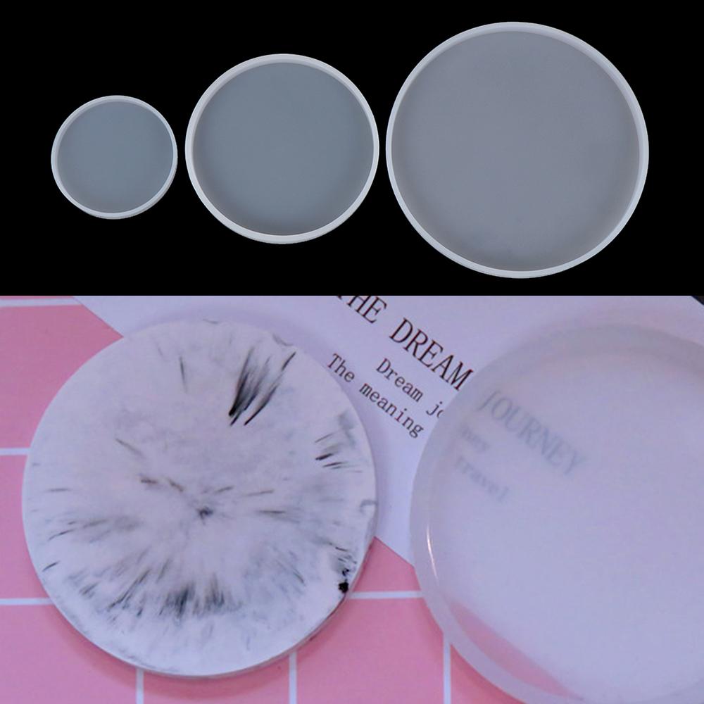 Coaster Mold Round - Narzędzia do gliny, silikonowe formy do