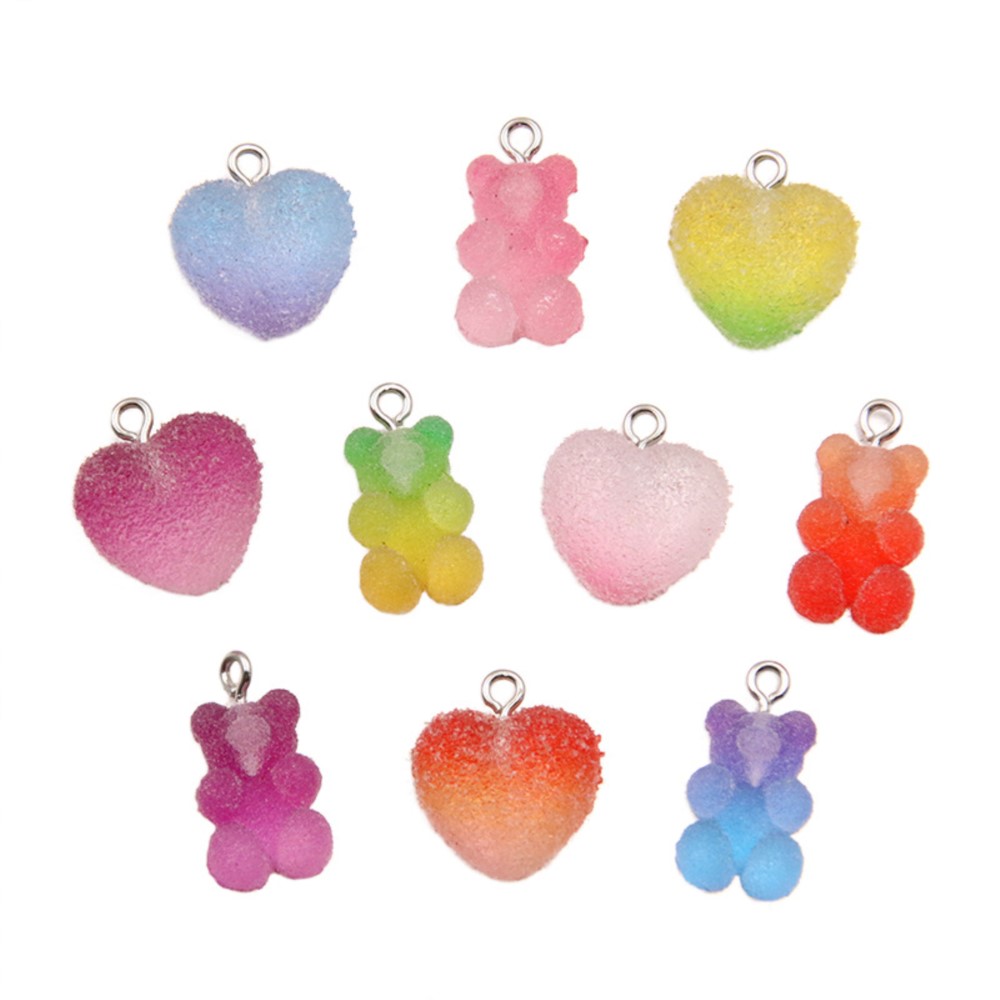 Resin Craft Projects - 20 sztuk gradientowy kolor cukierki żywica