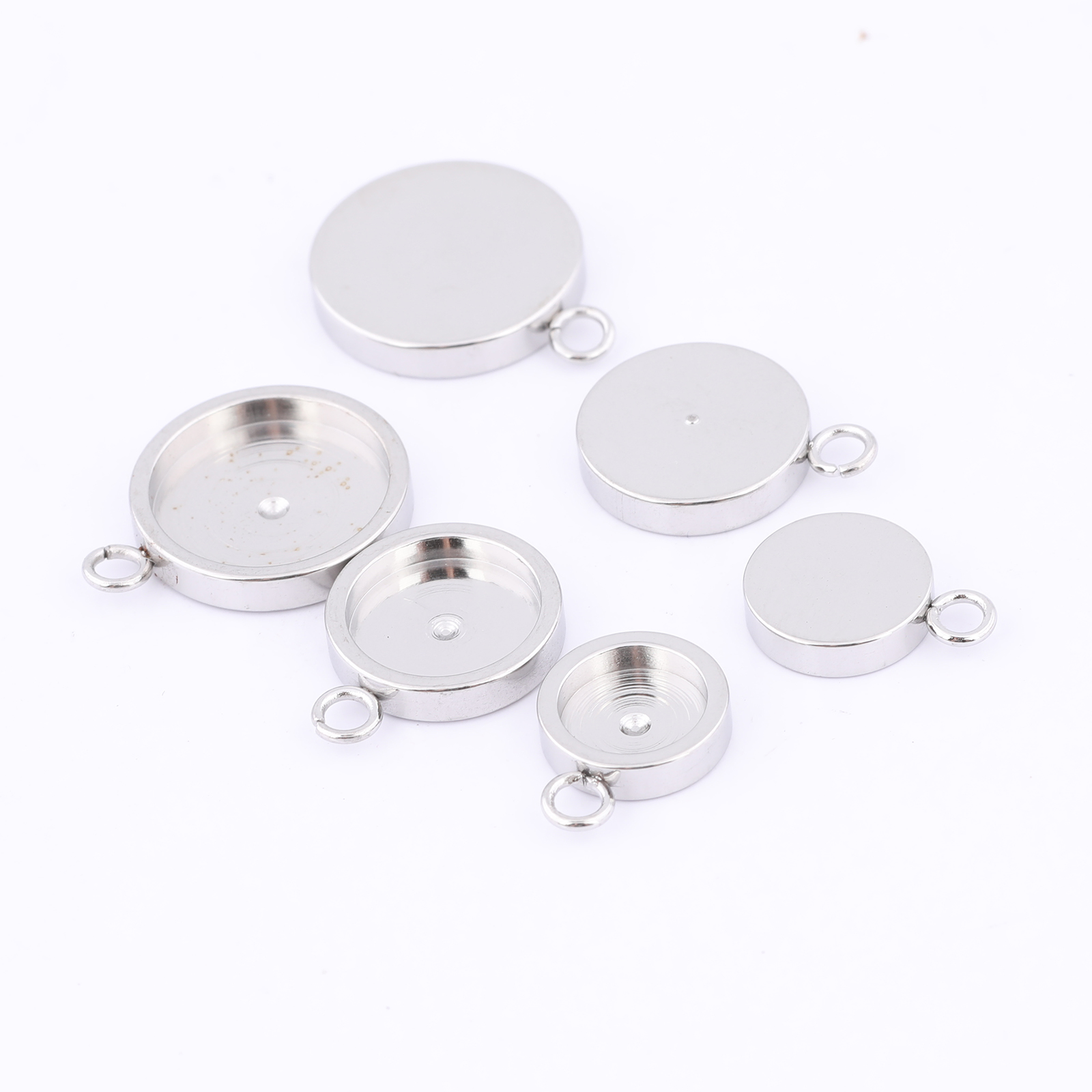 20 szt. Ze stali nierdzewnej 6 – Bezels Set Pendant recenzja i cena