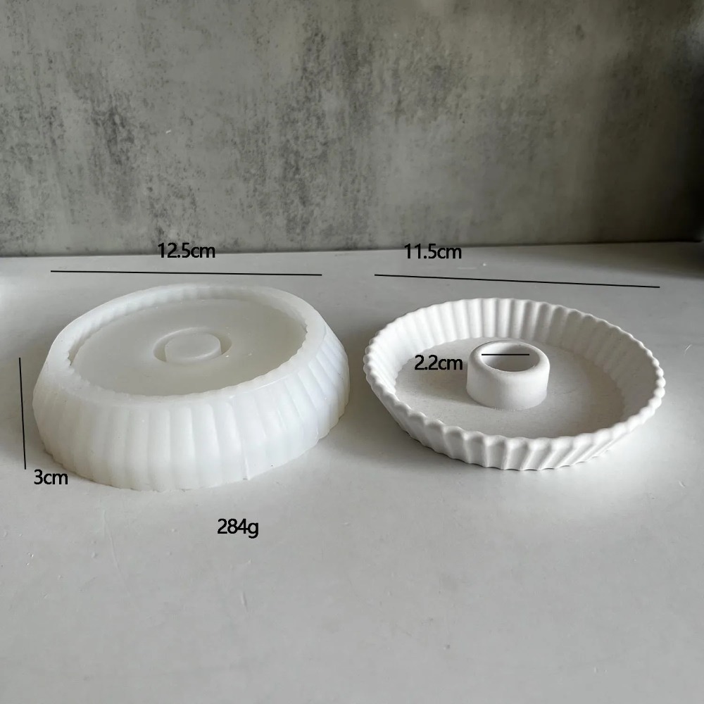 Formy silikonowe do świecznikó – Coaster Mold Round recenzja i cena